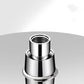 Round Fixed Shower Head High Flow Aerating Wall-Mount Showerhead Clearhalo 'Bathroom Remodel & Bathroom Fixtures' 'Home Improvement' 'home_improvement' 'home_improvement_shower_heads' 'Shower Heads' 'shower_heads' 'Showers & Bathtubs Plumbing' 'Showers & Bathtubs' 6773306