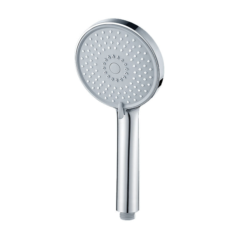 Round Handheld Shower Head Self-Cleaning Wall-Mount Shower Head Silver Hand Shower None Clearhalo 'Bathroom Remodel & Bathroom Fixtures' 'Home Improvement' 'home_improvement' 'home_improvement_shower_heads' 'Shower Heads' 'shower_heads' 'Showers & Bathtubs Plumbing' 'Showers & Bathtubs' 6773468