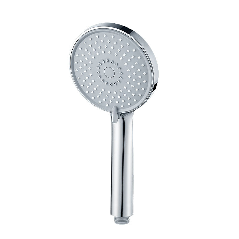 Round Handheld Shower Head Self-Cleaning Wall-Mount Shower Head Clearhalo 'Bathroom Remodel & Bathroom Fixtures' 'Home Improvement' 'home_improvement' 'home_improvement_shower_heads' 'Shower Heads' 'shower_heads' 'Showers & Bathtubs Plumbing' 'Showers & Bathtubs' 6773476