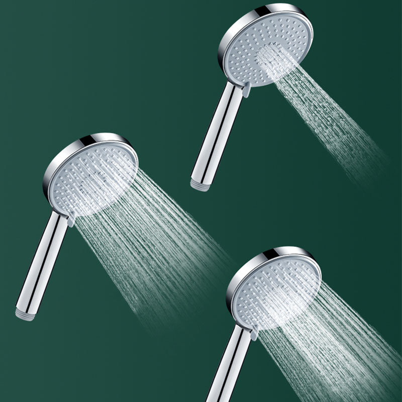 Round Handheld Shower Head Self-Cleaning Wall-Mount Shower Head Clearhalo 'Bathroom Remodel & Bathroom Fixtures' 'Home Improvement' 'home_improvement' 'home_improvement_shower_heads' 'Shower Heads' 'shower_heads' 'Showers & Bathtubs Plumbing' 'Showers & Bathtubs' 6773482