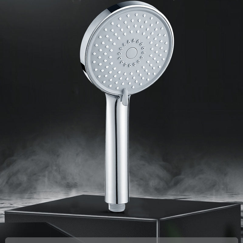 Round Handheld Shower Head Self-Cleaning Wall-Mount Shower Head Clearhalo 'Bathroom Remodel & Bathroom Fixtures' 'Home Improvement' 'home_improvement' 'home_improvement_shower_heads' 'Shower Heads' 'shower_heads' 'Showers & Bathtubs Plumbing' 'Showers & Bathtubs' 6773486