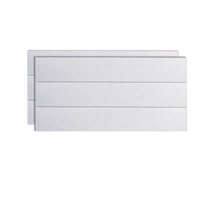 Pvc Paneling Smooth Wall Interior Living Room Plank Set of 2 Gloss White 2-Piece Set Clearhalo 'Flooring 'Home Improvement' 'home_improvement' 'home_improvement_wall_paneling' 'Wall Paneling' 'wall_paneling' 'Walls & Ceilings' Walls and Ceiling' 6773744