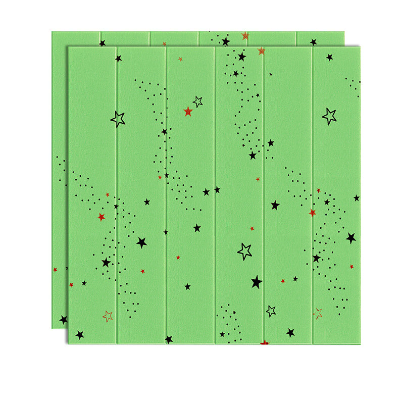 Pvc Paneling Smooth Wall Interior Living Room Plank Set of 2 Green 2-Piece Set Clearhalo 'Flooring 'Home Improvement' 'home_improvement' 'home_improvement_wall_paneling' 'Wall Paneling' 'wall_paneling' 'Walls & Ceilings' Walls and Ceiling' 6773754
