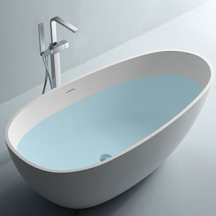 Stone Soaking Bathtub Antique Finish Freestanding Modern Bath Tub 59"L x 30"W x 21"H Clearhalo 'Bathroom Remodel & Bathroom Fixtures' 'Bathtubs' 'Home Improvement' 'home_improvement' 'home_improvement_bathtubs' 'Showers & Bathtubs' 6773883