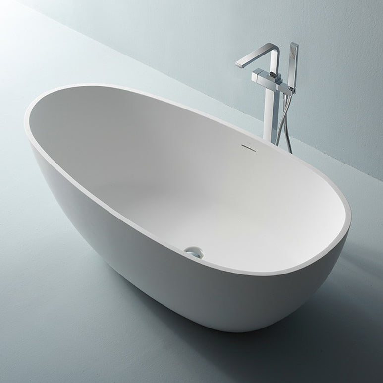 Stone Soaking Bathtub Antique Finish Freestanding Modern Bath Tub 67"L x 34"W x 21"H Clearhalo 'Bathroom Remodel & Bathroom Fixtures' 'Bathtubs' 'Home Improvement' 'home_improvement' 'home_improvement_bathtubs' 'Showers & Bathtubs' 6773885