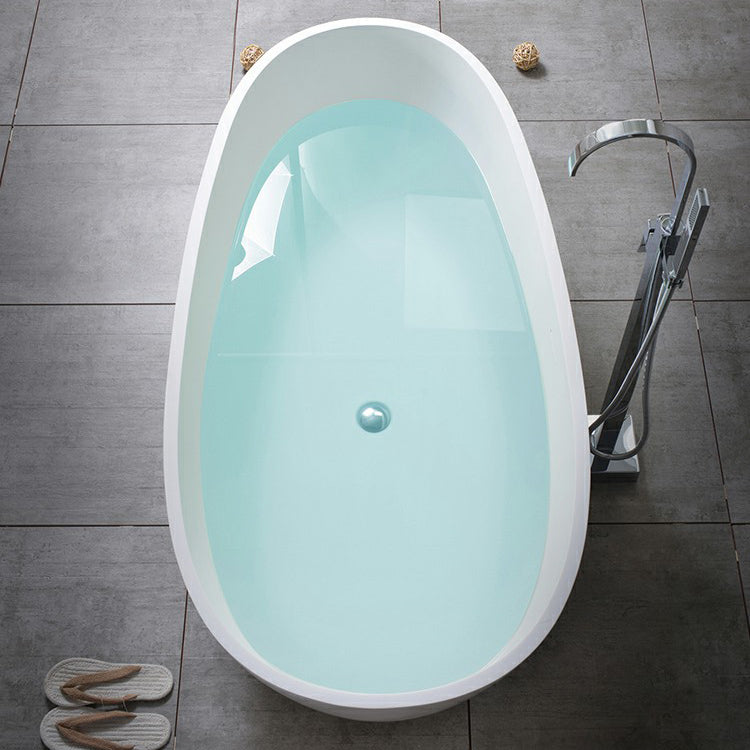 Stone Soaking Bathtub Antique Finish Freestanding Modern Bath Tub 63"L x 31"W x 21"H Clearhalo 'Bathroom Remodel & Bathroom Fixtures' 'Bathtubs' 'Home Improvement' 'home_improvement' 'home_improvement_bathtubs' 'Showers & Bathtubs' 6773886