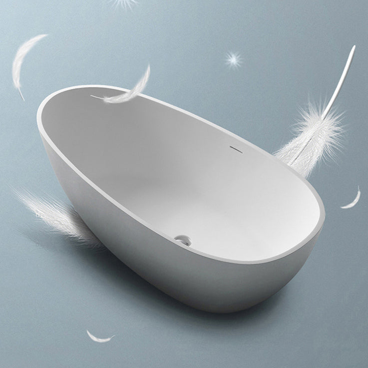 Stone Soaking Bathtub Antique Finish Freestanding Modern Bath Tub Clearhalo 'Bathroom Remodel & Bathroom Fixtures' 'Bathtubs' 'Home Improvement' 'home_improvement' 'home_improvement_bathtubs' 'Showers & Bathtubs' 6773892