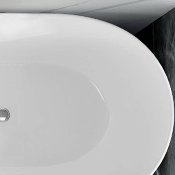 Modern 26.77-inch Tall Acrylic Bath Freestanding Soaking Bath Tub Clearhalo 'Bathroom Remodel & Bathroom Fixtures' 'Bathtubs' 'Home Improvement' 'home_improvement' 'home_improvement_bathtubs' 'Showers & Bathtubs' 6773921