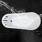 Acrylic Soaking Bathtub White Freestanding Bath for Bathroom Clearhalo 'Bathroom Remodel & Bathroom Fixtures' 'Bathtubs' 'Home Improvement' 'home_improvement' 'home_improvement_bathtubs' 'Showers & Bathtubs' 6773980