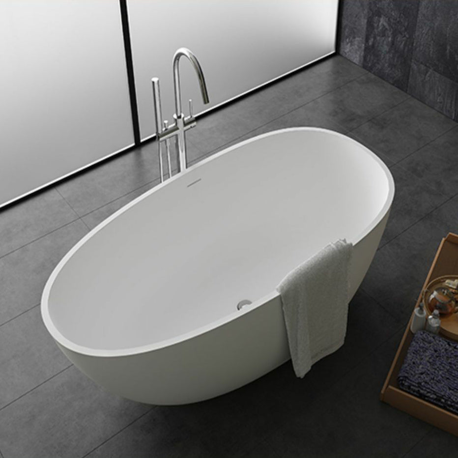 Modern Stone Soaking Bathtub Antique Finish Freestanding Bath Tub Clearhalo 'Bathroom Remodel & Bathroom Fixtures' 'Bathtubs' 'Home Improvement' 'home_improvement' 'home_improvement_bathtubs' 'Showers & Bathtubs' 6774003
