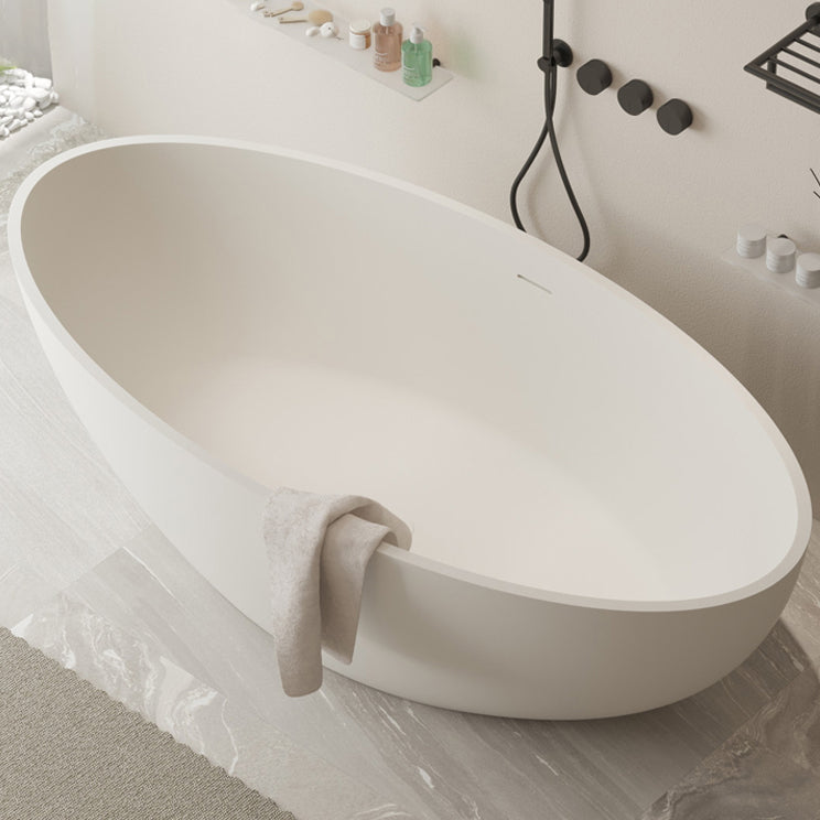 Modern 22.05-inch Tall Stone Bath Tub Freestanding Soaking Bathtub Clearhalo 'Bathroom Remodel & Bathroom Fixtures' 'Bathtubs' 'Home Improvement' 'home_improvement' 'home_improvement_bathtubs' 'Showers & Bathtubs' 6774013