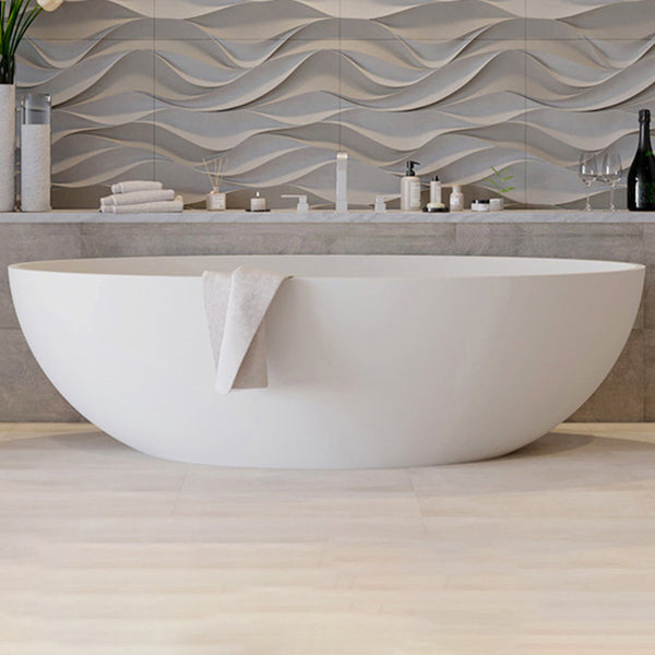 Modern 22.05-inch Tall Stone Bath Tub Freestanding Soaking Bathtub Clearhalo 'Bathroom Remodel & Bathroom Fixtures' 'Bathtubs' 'Home Improvement' 'home_improvement' 'home_improvement_bathtubs' 'Showers & Bathtubs' 6774022