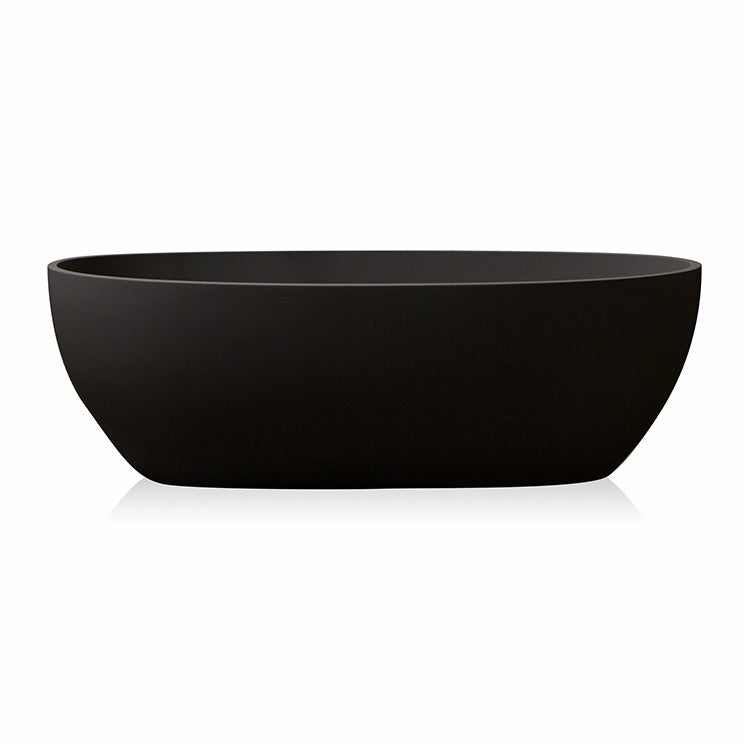Modern Soaking Oval Bathtub Antique Finish Freestanding Bath Tub Black Clearhalo 'Bathroom Remodel & Bathroom Fixtures' 'Bathtubs' 'Home Improvement' 'home_improvement' 'home_improvement_bathtubs' 'Showers & Bathtubs' 6774050