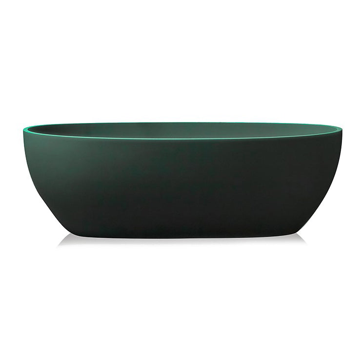 Modern Soaking Oval Bathtub Antique Finish Freestanding Bath Tub Green Clearhalo 'Bathroom Remodel & Bathroom Fixtures' 'Bathtubs' 'Home Improvement' 'home_improvement' 'home_improvement_bathtubs' 'Showers & Bathtubs' 6774057