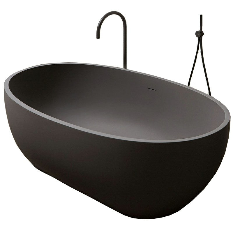 Modern Soaking Oval Bathtub Antique Finish Freestanding Bath Tub Clearhalo 'Bathroom Remodel & Bathroom Fixtures' 'Bathtubs' 'Home Improvement' 'home_improvement' 'home_improvement_bathtubs' 'Showers & Bathtubs' 6774058
