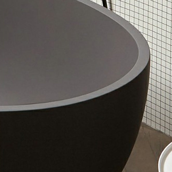 Modern Soaking Oval Bathtub Antique Finish Freestanding Bath Tub Clearhalo 'Bathroom Remodel & Bathroom Fixtures' 'Bathtubs' 'Home Improvement' 'home_improvement' 'home_improvement_bathtubs' 'Showers & Bathtubs' 6774060