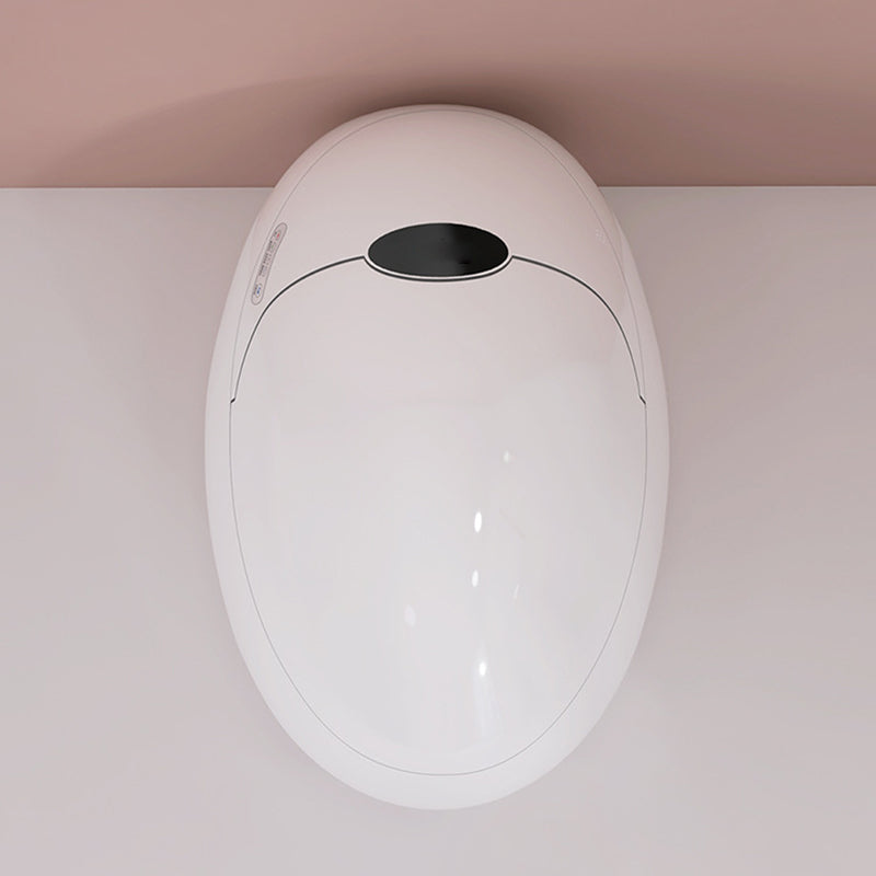 Modern Toilet One Piece Floor Mounted Flush Toilet with Toilet Seat 16" Clearhalo 'Bathroom Remodel & Bathroom Fixtures' 'Home Improvement' 'home_improvement' 'home_improvement_toilets' 'Toilets & Bidets' 'Toilets' 6774350