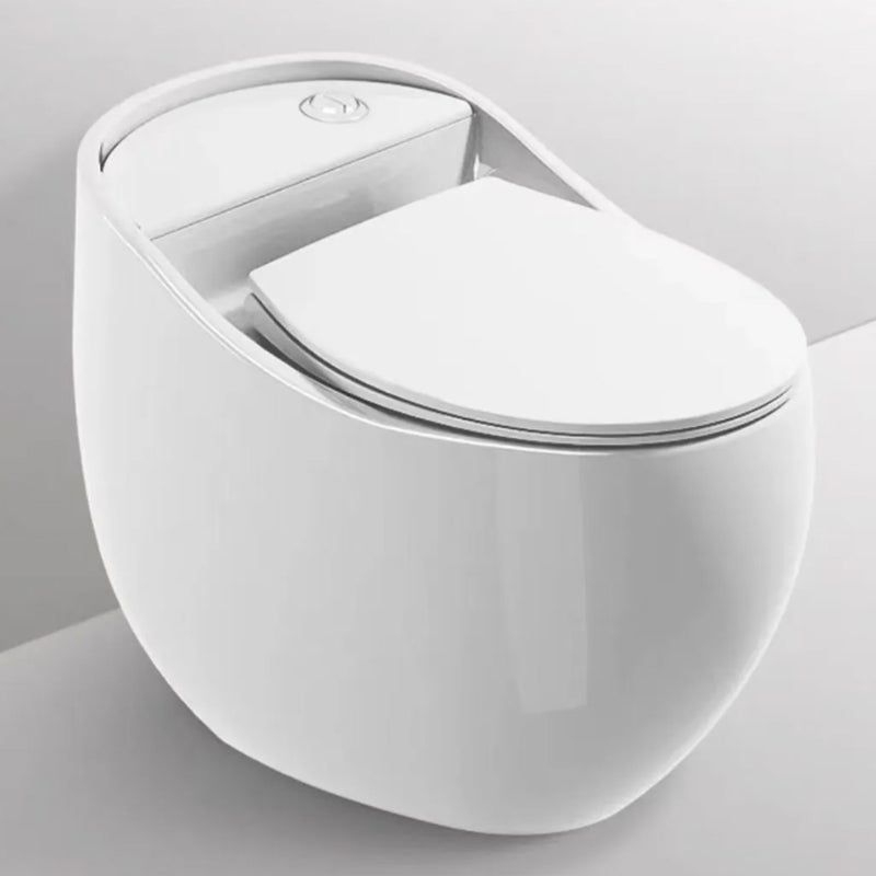 Modern Urine Toilet Concealed Tank One Piece Ceramic Toilet Bowl with Seat White 14" Clearhalo 'Bathroom Remodel & Bathroom Fixtures' 'Home Improvement' 'home_improvement' 'home_improvement_toilets' 'Toilets & Bidets' 'Toilets' 6774375