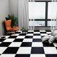 Square Vinyl Flooring Peel and Stick Stone Design PVC Flooring for Living Room Black Clearhalo 'Flooring 'Home Improvement' 'home_improvement' 'home_improvement_vinyl_flooring' 'Vinyl Flooring' 'vinyl_flooring' Walls and Ceiling' 6775167