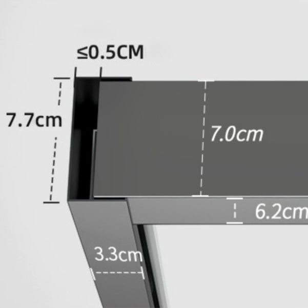 Simple In-line Shower Bath Door Glass and Metal Bathroom Shower Door Clearhalo 'Bathroom Remodel & Bathroom Fixtures' 'Home Improvement' 'home_improvement' 'home_improvement_shower_tub_doors' 'Shower and Tub Doors' 'shower_tub_doors' 'Showers & Bathtubs' 6776784
