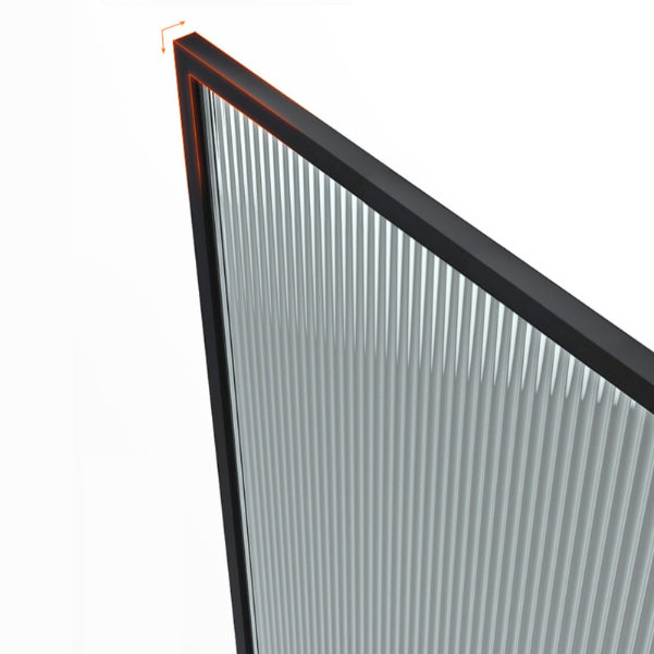 Metal and Glass Shower Door Simple Inline Black Shower Bath Door Clearhalo 'Bathroom Remodel & Bathroom Fixtures' 'Home Improvement' 'home_improvement' 'home_improvement_shower_tub_doors' 'Shower and Tub Doors' 'shower_tub_doors' 'Showers & Bathtubs' 6776820