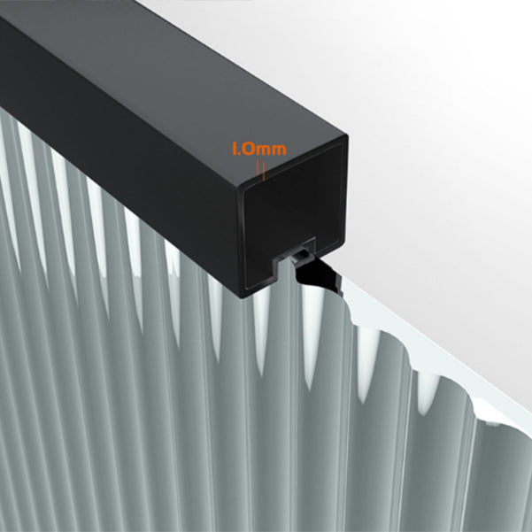 Metal and Glass Shower Door Simple Inline Black Shower Bath Door Clearhalo 'Bathroom Remodel & Bathroom Fixtures' 'Home Improvement' 'home_improvement' 'home_improvement_shower_tub_doors' 'Shower and Tub Doors' 'shower_tub_doors' 'Showers & Bathtubs' 6776821