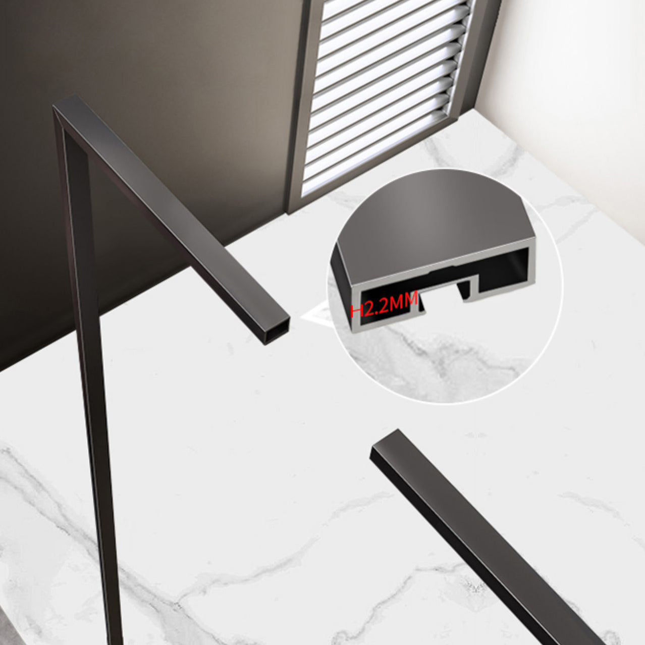 Metal and Glass Shower Bath Door Simple Inline Black Shower Door Clearhalo 'Bathroom Remodel & Bathroom Fixtures' 'Home Improvement' 'home_improvement' 'home_improvement_shower_tub_doors' 'Shower and Tub Doors' 'shower_tub_doors' 'Showers & Bathtubs' 6776837