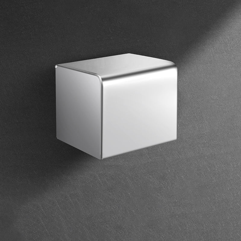 Modern Sliver Bath Hardware Set Metal Bathroom Accessory Kit Toilet Paper Holder Clearhalo 'Bathroom Hardware Sets' 'Bathroom Hardware' 'Bathroom Remodel & Bathroom Fixtures' 'bathroom_hardware_sets' 'Home Improvement' 'home_improvement' 'home_improvement_bathroom_hardware_sets' 6778141