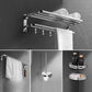 Modern Sliver Bath Hardware Set Metal Bathroom Accessory Kit 5-Piece Set (Toilet Brush) Clearhalo 'Bathroom Hardware Sets' 'Bathroom Hardware' 'Bathroom Remodel & Bathroom Fixtures' 'bathroom_hardware_sets' 'Home Improvement' 'home_improvement' 'home_improvement_bathroom_hardware_sets' 6778150