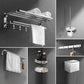 Modern Sliver Bath Hardware Set Metal Bathroom Accessory Kit 7-Piece Set Clearhalo 'Bathroom Hardware Sets' 'Bathroom Hardware' 'Bathroom Remodel & Bathroom Fixtures' 'bathroom_hardware_sets' 'Home Improvement' 'home_improvement' 'home_improvement_bathroom_hardware_sets' 6778157