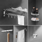 Modern Sliver Bath Hardware Set Metal Bathroom Accessory Kit 6-Piece Set (Toilet Brush) Clearhalo 'Bathroom Hardware Sets' 'Bathroom Hardware' 'Bathroom Remodel & Bathroom Fixtures' 'bathroom_hardware_sets' 'Home Improvement' 'home_improvement' 'home_improvement_bathroom_hardware_sets' 6778159
