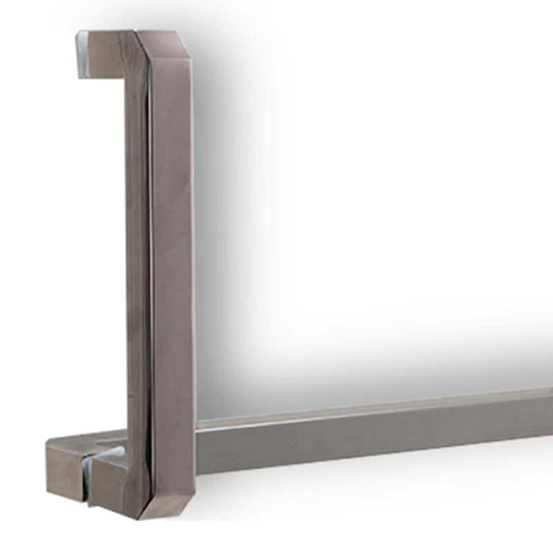 Glass and Metal Shower Bath Door Simple One-Line Shower Door Clearhalo 'Bathroom Remodel & Bathroom Fixtures' 'Home Improvement' 'home_improvement' 'home_improvement_shower_tub_doors' 'Shower and Tub Doors' 'shower_tub_doors' 'Showers & Bathtubs' 6778349