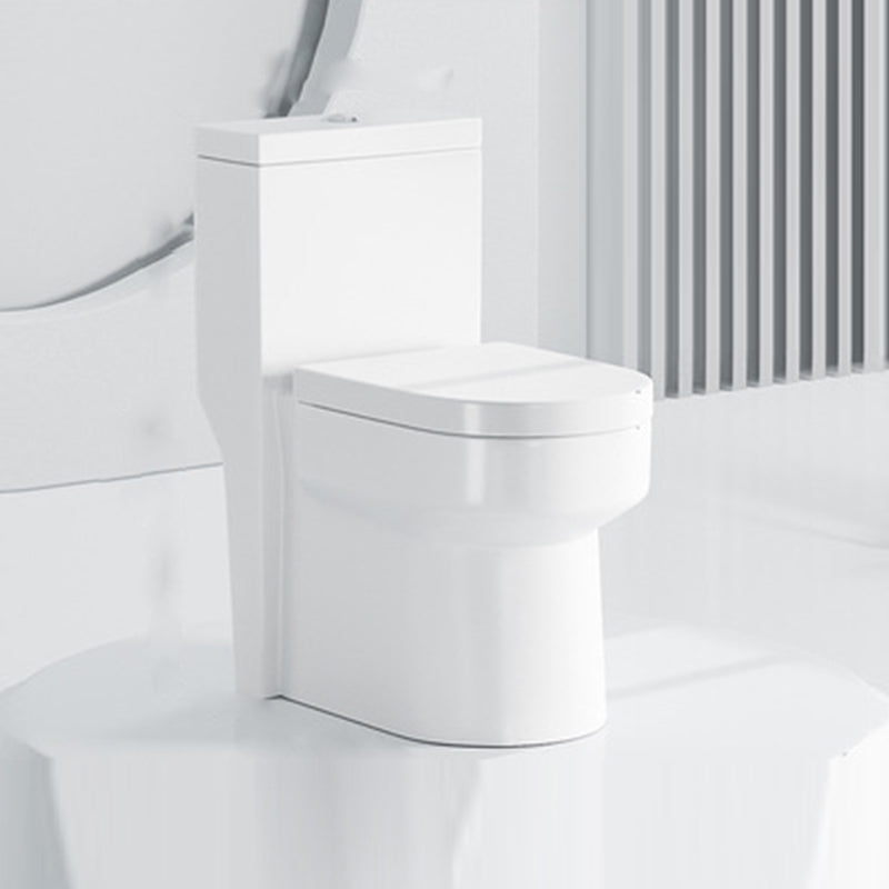 Traditional All-In-One Urine Toilet Floor Mounted Porcelain Siphon Jet Toilet 14"L x 25"W x 29"H White Clearhalo 'Bathroom Remodel & Bathroom Fixtures' 'Home Improvement' 'home_improvement' 'home_improvement_toilets' 'Toilets & Bidets' 'Toilets' 6778683