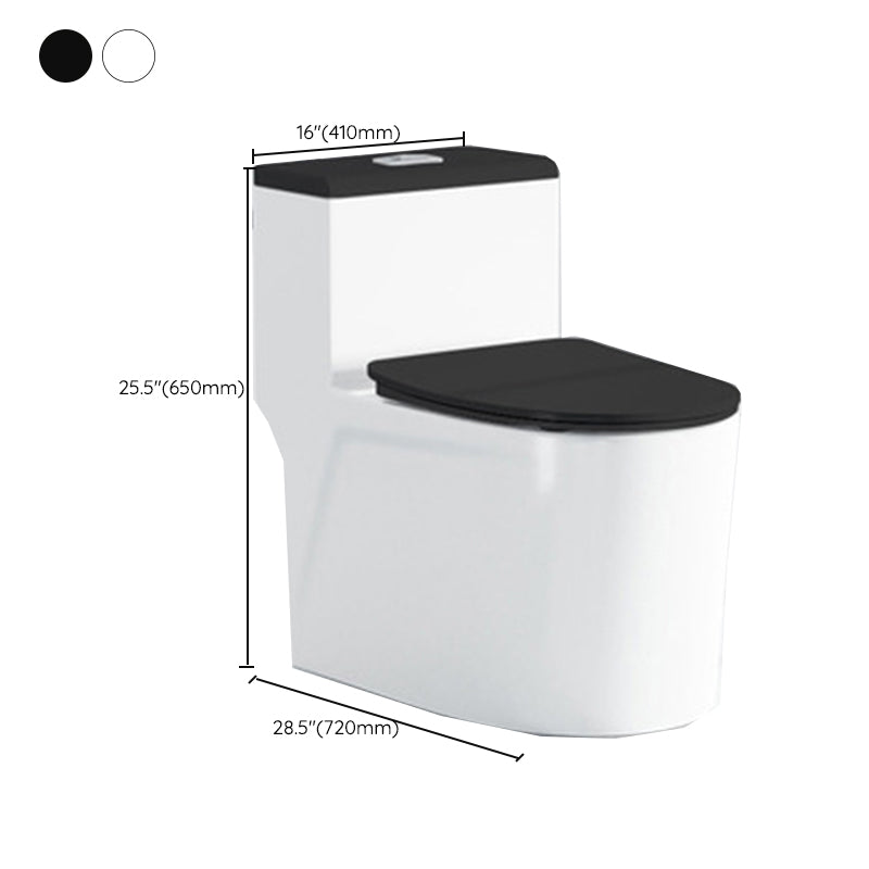 Traditional All-In-One Urine Toilet Floor Mounted Porcelain Siphon Jet Toilet Clearhalo 'Bathroom Remodel & Bathroom Fixtures' 'Home Improvement' 'home_improvement' 'home_improvement_toilets' 'Toilets & Bidets' 'Toilets' 6778688