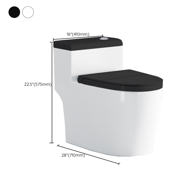 Traditional All-In-One Urine Toilet Floor Mounted Porcelain Siphon Jet Toilet Clearhalo 'Bathroom Remodel & Bathroom Fixtures' 'Home Improvement' 'home_improvement' 'home_improvement_toilets' 'Toilets & Bidets' 'Toilets' 6778689