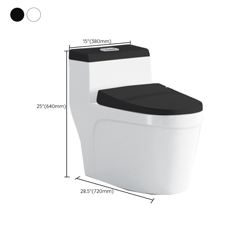 Traditional All-In-One Urine Toilet Floor Mounted Porcelain Siphon Jet Toilet Clearhalo 'Bathroom Remodel & Bathroom Fixtures' 'Home Improvement' 'home_improvement' 'home_improvement_toilets' 'Toilets & Bidets' 'Toilets' 6778690