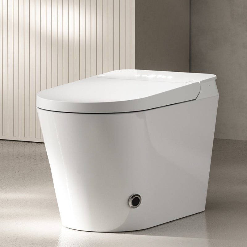 Modern Urine Toilet Concealed Tank Toilet Bowl with Toilet Seat White Automatic Lid 14" Clearhalo 'Bathroom Remodel & Bathroom Fixtures' 'Home Improvement' 'home_improvement' 'home_improvement_toilets' 'Toilets & Bidets' 'Toilets' 6778710