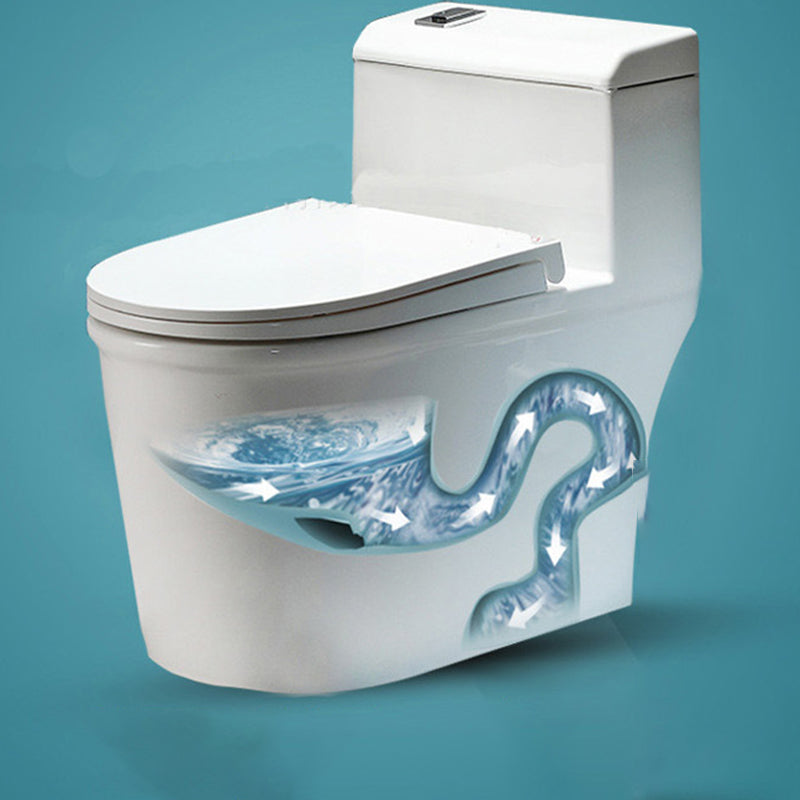 Traditional 1-Piece Toilet Bowl Floor Mounted Urine Toilet for Bathroom Clearhalo 'Bathroom Remodel & Bathroom Fixtures' 'Home Improvement' 'home_improvement' 'home_improvement_toilets' 'Toilets & Bidets' 'Toilets' 6778733