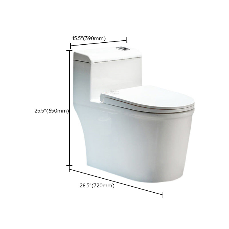 Traditional 1-Piece Toilet Bowl Floor Mounted Urine Toilet for Bathroom Clearhalo 'Bathroom Remodel & Bathroom Fixtures' 'Home Improvement' 'home_improvement' 'home_improvement_toilets' 'Toilets & Bidets' 'Toilets' 6778734