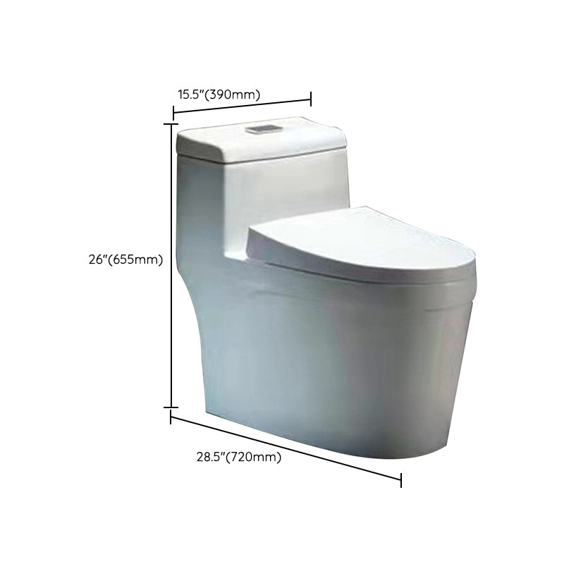 Traditional 1-Piece Toilet Bowl Floor Mounted Urine Toilet for Bathroom Clearhalo 'Bathroom Remodel & Bathroom Fixtures' 'Home Improvement' 'home_improvement' 'home_improvement_toilets' 'Toilets & Bidets' 'Toilets' 6778735