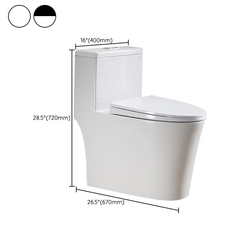 Traditional Toilet Bowl All-In-One Floor Mounted Siphon Jet Toilet Clearhalo 'Bathroom Remodel & Bathroom Fixtures' 'Home Improvement' 'home_improvement' 'home_improvement_toilets' 'Toilets & Bidets' 'Toilets' 6778784