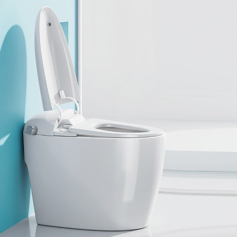 Modern Concealed Tank Urine Toilet One Piece Floor Mount Toilet Bowl with Seat 17"L x 27"W x 21"H White 16" Clearhalo 'Bathroom Remodel & Bathroom Fixtures' 'Home Improvement' 'home_improvement' 'home_improvement_toilets' 'Toilets & Bidets' 'Toilets' 6778793
