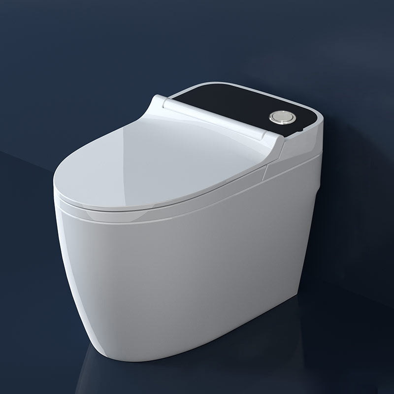 Modern Concealed Tank Urine Toilet One Piece Floor Mount Toilet Bowl with Seat 15"L x 27"W x 20"H Black Clearhalo 'Bathroom Remodel & Bathroom Fixtures' 'Home Improvement' 'home_improvement' 'home_improvement_toilets' 'Toilets & Bidets' 'Toilets' 6778796