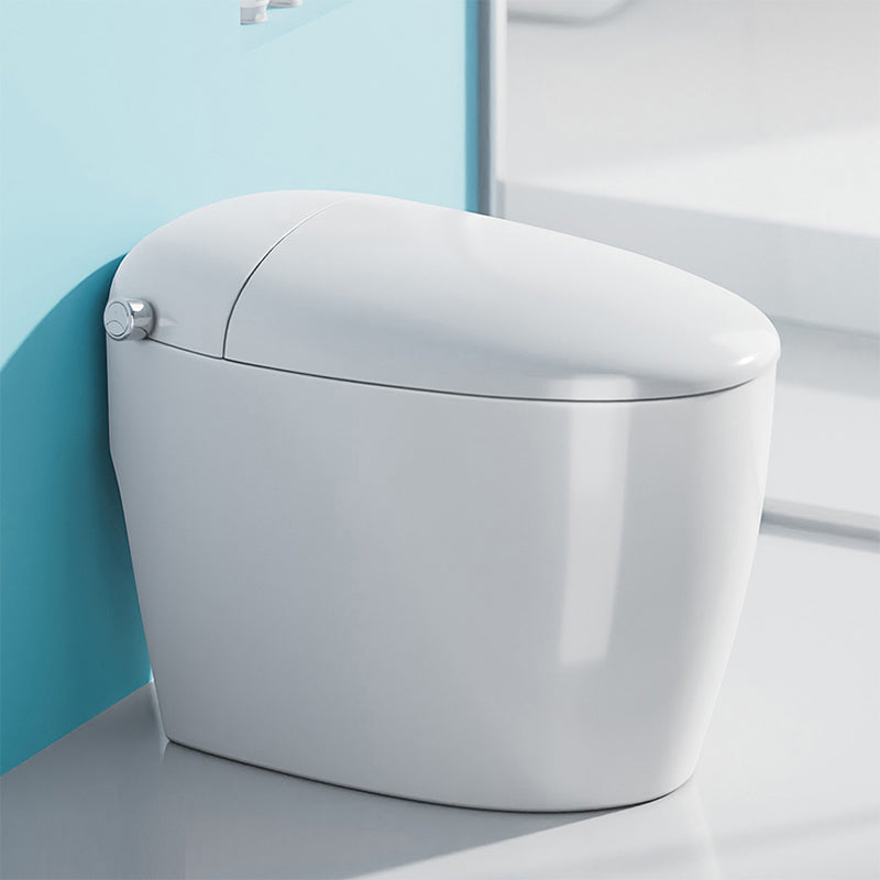 Modern Concealed Tank Urine Toilet One Piece Floor Mount Toilet Bowl with Seat 17"L x 27"W x 21"H White 14" Clearhalo 'Bathroom Remodel & Bathroom Fixtures' 'Home Improvement' 'home_improvement' 'home_improvement_toilets' 'Toilets & Bidets' 'Toilets' 6778798