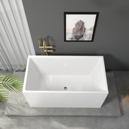 Soaking Bathtub Antique Finish Freestanding Back to Wall Bath Tub Clearhalo 'Bathroom Remodel & Bathroom Fixtures' 'Bathtubs' 'Home Improvement' 'home_improvement' 'home_improvement_bathtubs' 'Showers & Bathtubs' 6778976
