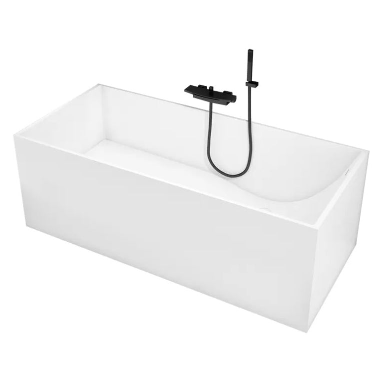 Stone Soaking Bathtub Antique Finish Rectangular Modern Bath Tub Clearhalo 'Bathroom Remodel & Bathroom Fixtures' 'Bathtubs' 'Home Improvement' 'home_improvement' 'home_improvement_bathtubs' 'Showers & Bathtubs' 6782355