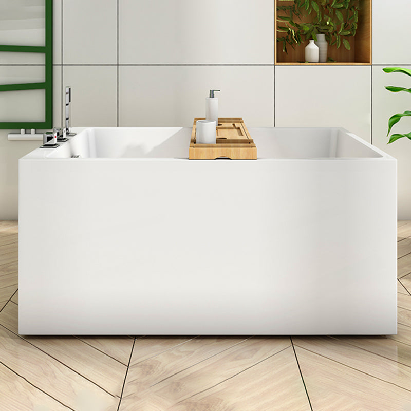 Soaking Bathtub Antique Finish Rectangular Back to Wall Bath Tub Clearhalo 'Bathroom Remodel & Bathroom Fixtures' 'Bathtubs' 'Home Improvement' 'home_improvement' 'home_improvement_bathtubs' 'Showers & Bathtubs' 6782395