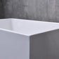 Soaking Acrylic Bathtub Antique Finish Rectangular Back to Wall Bath Tub Clearhalo 'Bathroom Remodel & Bathroom Fixtures' 'Bathtubs' 'Home Improvement' 'home_improvement' 'home_improvement_bathtubs' 'Showers & Bathtubs' 6782423
