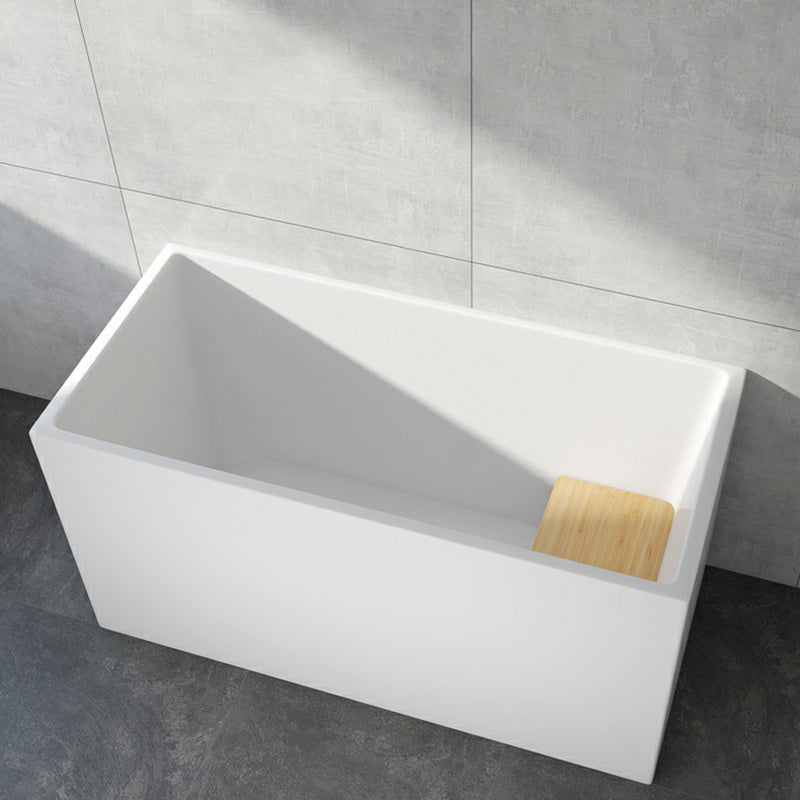 Soaking Acrylic Bathtub Antique Finish Rectangular Flat Bottom Bath Tub 51"L x 24"W x 27"H Tub Clearhalo 'Bathroom Remodel & Bathroom Fixtures' 'Bathtubs' 'Home Improvement' 'home_improvement' 'home_improvement_bathtubs' 'Showers & Bathtubs' 6782469