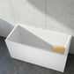 Soaking Acrylic Bathtub Antique Finish Rectangular Flat Bottom Bath Tub 55"L x 24"W x 27"H Tub Clearhalo 'Bathroom Remodel & Bathroom Fixtures' 'Bathtubs' 'Home Improvement' 'home_improvement' 'home_improvement_bathtubs' 'Showers & Bathtubs' 6782470